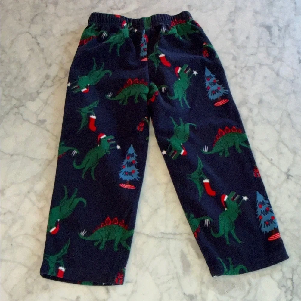 Carter's Kids Pajama Dinosaur Festive & Batman Bottoms Bundle  5/6Y